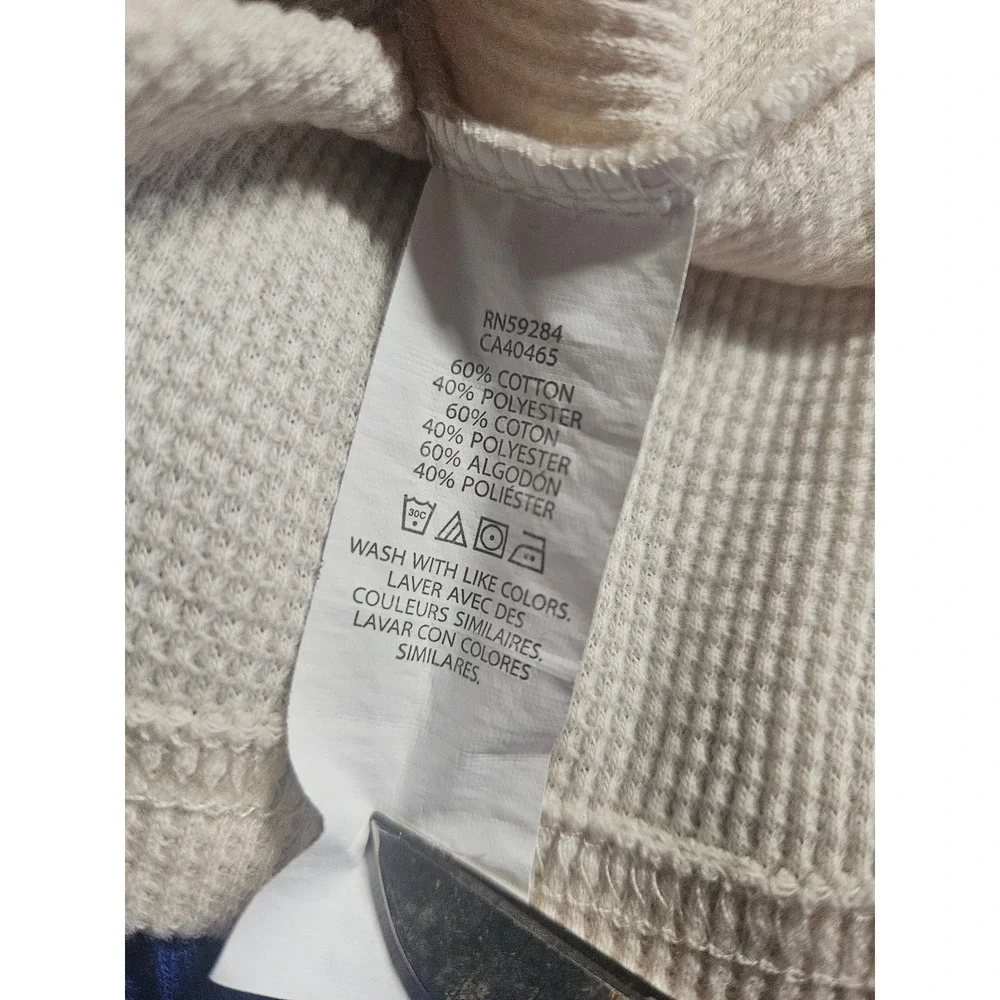 LOT OF 5 The Childrens Place Kids Thermal Waffle Knit Long Sleeve Shirt M 7/8